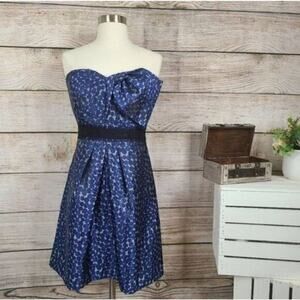 BCBGMAXAZRIA‎ Women's Strapless Polka Dot Party Dress Size 10